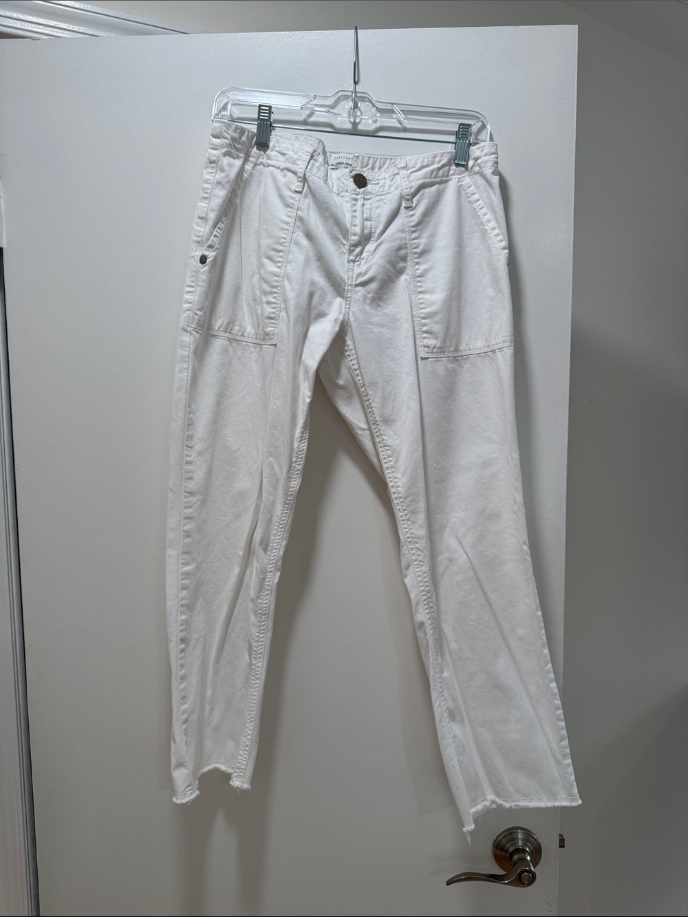 Sanctuary White Cropped Ankle Pants